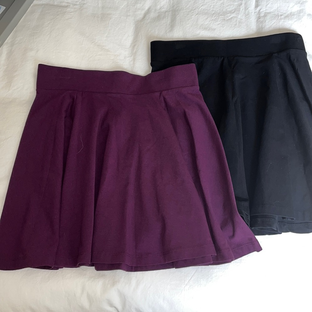 Two H&M skater skirts, small
